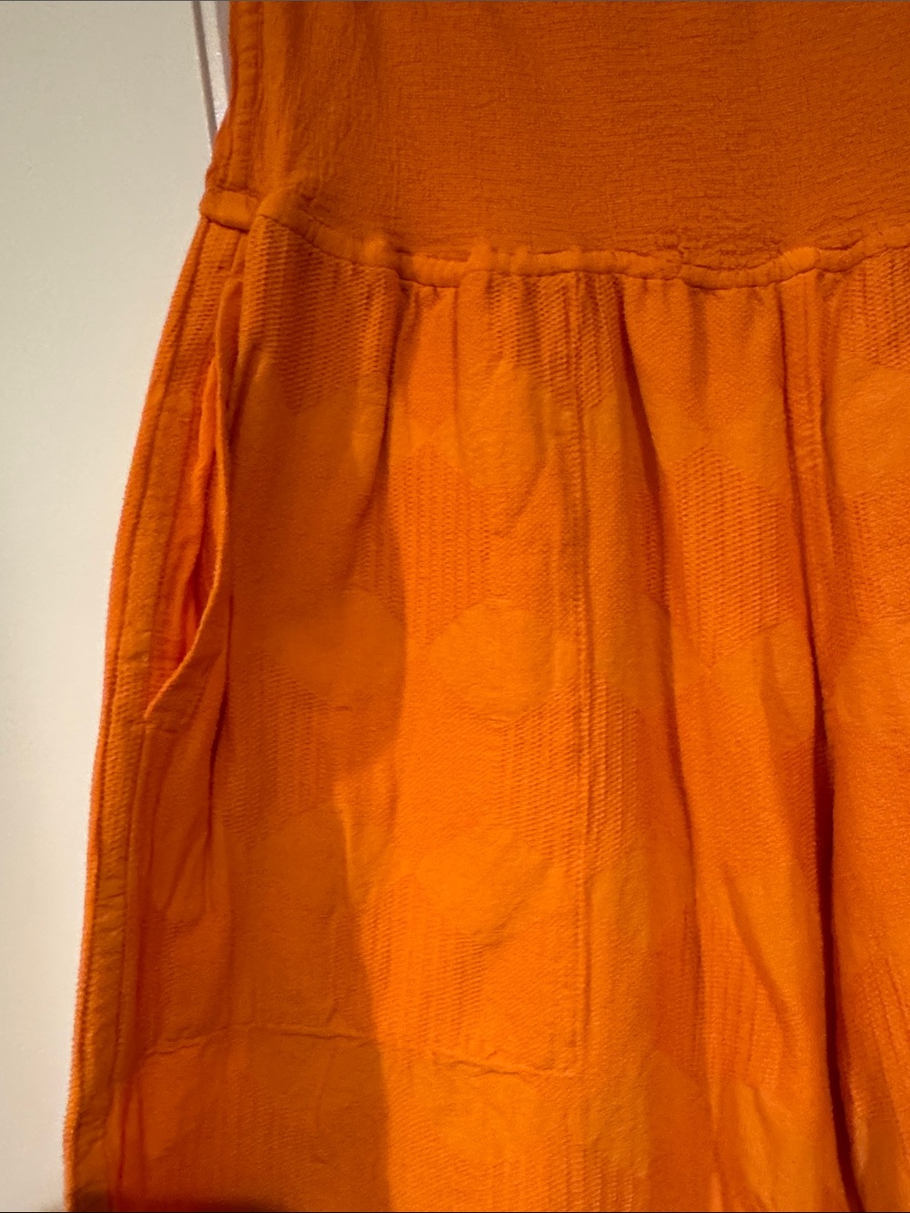 Women's Orange Wide-Leg Skirt - Picture 4 of 6